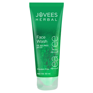 Jovees Tea Tree Oil Control Face Wash | Oily & Acne Prone Skin