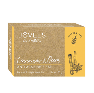 Jovees Cinnamon & Neem Anti Acne Face Bar Soap