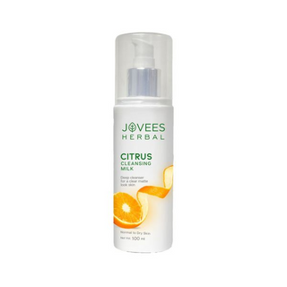 Jovees Citrus Cleansing Milk with Lemon Peel Extract and Almond
