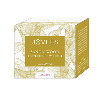 Jovees Sandalwood Protection Day Cream | Oily, Sensitive Skin | SPF 20