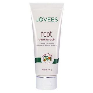 Jovees Foot Care Cream & scrub | 2-in-1 Formula  | Hydrates & Heals