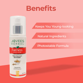 Jovees Sunscreen Fairness SPF 25 Lotion for Oily & Sensitive Skin
