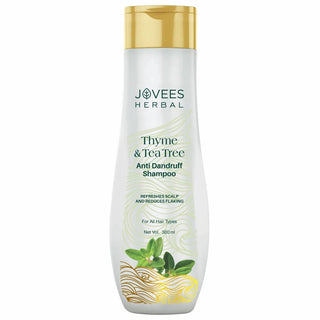 Jovees Thyme & Tea Tree Anti Dandruff Shampoo | All Hair Types