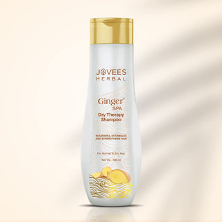 Jovees Ginger Spa Dry Therapy Shampoo | Detangles & Strengthens | For Dry Hair