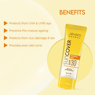 Jovees Sandalwood Natural Sun Cover SPF 30 | UVA/UVB Protection