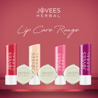 Jovees Sugar & Rose Petal Replenishing Lip Balm | Repairs Chapped Lips