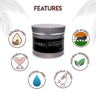 Jovees Activated Charcoal Detoxifying Face Masque For Dull & Uneven Skin Tone