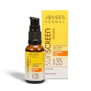 Jovees Sunscreen Face Serum SPF 35 | Aloe Vera & Carrot  Extract