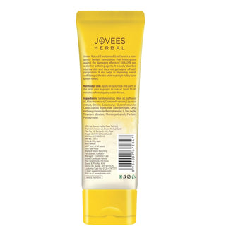 Jovees Sandalwood Natural Sun Cover SPF 30 | UVA/UVB Protection