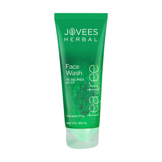 Jovees Tea Tree Oil Control Face Wash | Oily & Acne Prone Skin