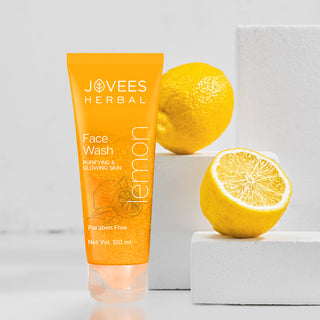 Jovees Lemon Face Wash With Lemon, Orange Peel & Kakadu Plum Extract