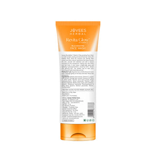 Jovees Revita Glow Vitamin C Face Wash With Olives & Kakadu Plum For Hyperpigmentation and Uneven Skin Tone 75G