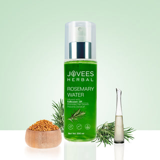 Jovees Herbal Rosemary Water Hair Growth Spray | Controls Hair Fall | Increases Hair Density | Fights Dandruff | Lightweight & Non-Greasy | For Men & Women