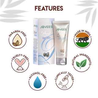 Jovees Pearl Whitening Face Wash | Brightens Skin | Removes Impurities