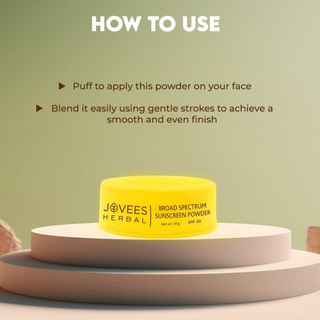 Jovees Broad Spectrum Sunscreen Powder |SPF30 |Prevents Skin Damage