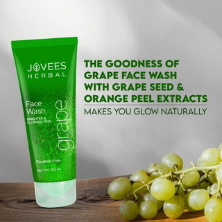 Jovees Grape Face Wash With Grape Seed & Orange Peel Extracts