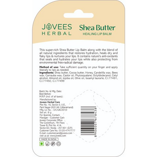 Jovees Shea Butter Healing Lip Balm | Hydrates & Heals